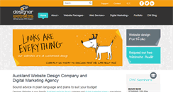 Desktop Screenshot of designerwebsites.co.nz